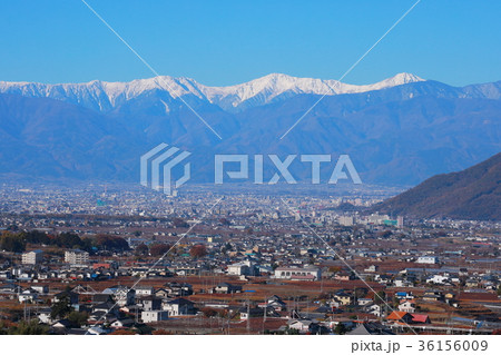 南アルプスと甲府盆地1 36156009