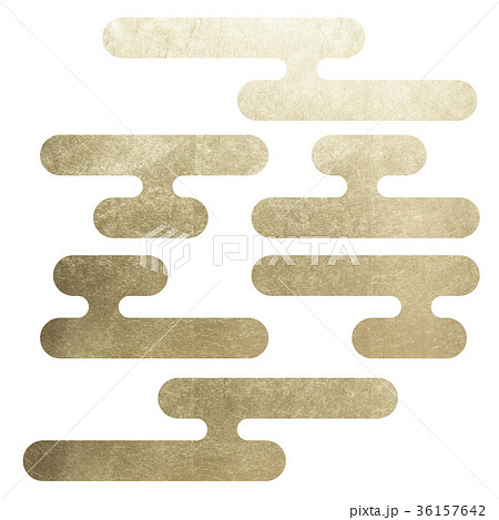 霞 箔 金 素材 のイラスト素材