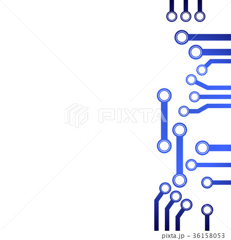 電子回路 背景素材 のイラスト素材