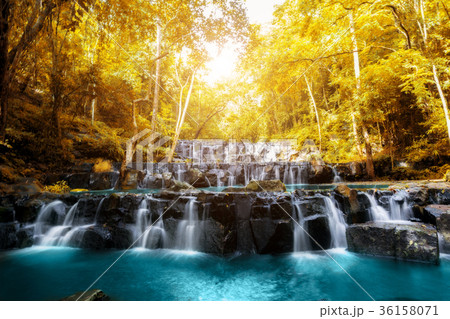 Sam Lan Waterfall in Thailand. Sam Lan Waterfall in Thailand. 36158071