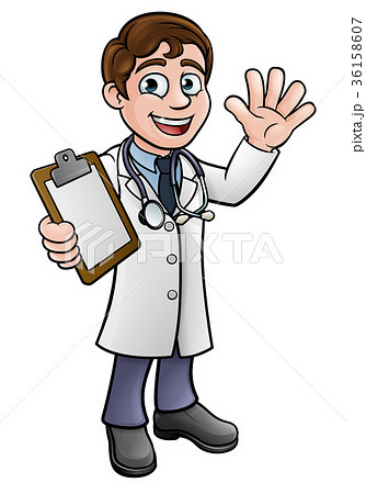 Doctor Cartoon Character - Stock Illustration [36158607] - PIXTA