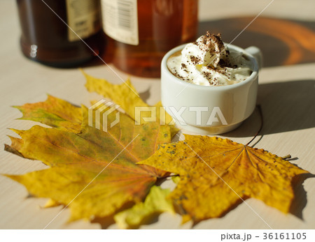 cup of coffee with cream cup of coffee with cream 36161105