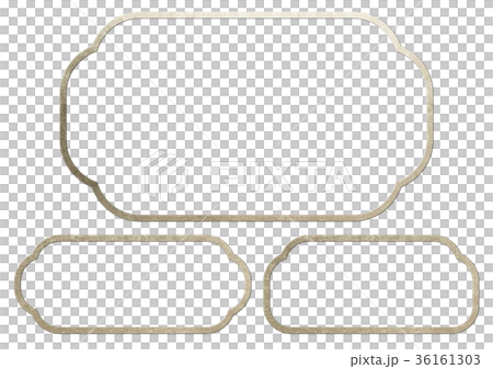 Frame _ decoration c_ foil (background material) gold thin 36161303