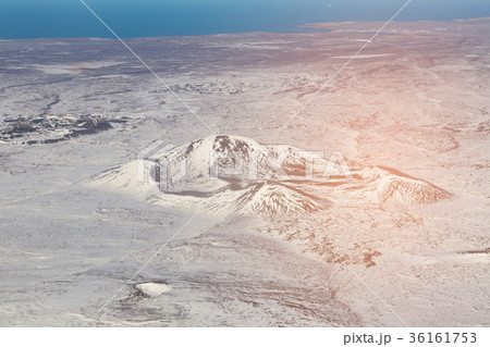 Iceland winter season aerial view Iceland winter season aerial view 36161753