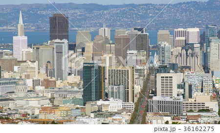 SAN FRANCISCO, USA - OCTOBER 4th, 2014: View along SAN FRANCISCO, USA - OCTOBER 4th, 2014: View along 36162275