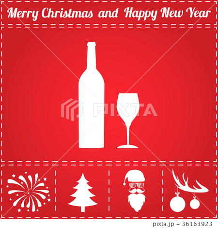 Wine Icon Vector 36163923