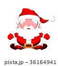 Happy Santa Claus with open arms 36164941