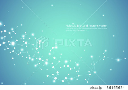 Abstract molecule background, genetic and chemical 36165624