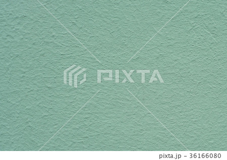 Emerald green painted stucco wall. 36166080