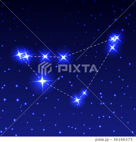 The Constellation Of Capricorn in the night starry The Constellation Of Capricorn in the night starry 36166375