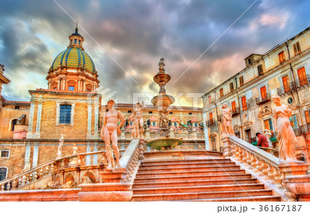 The Praetorian Fountain and the San Giuseppe dei 36167187