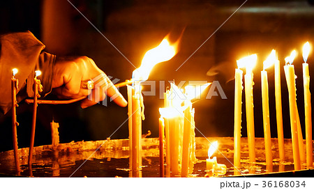 Burning candles Burning candles 36168034