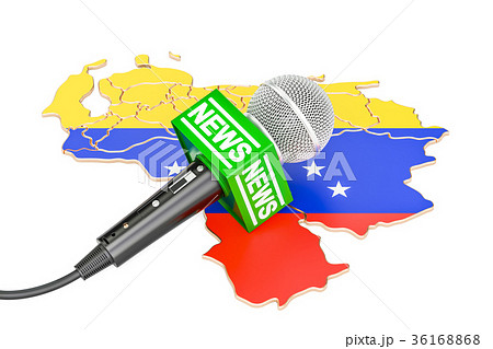 Venezuelan News concept, microphone news Venezuelan News concept, microphone news 36168868