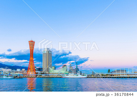 神戸港の風景,トワイライト 36170844