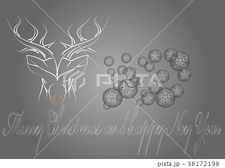 gray christmas background 36172198