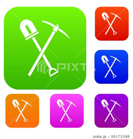 Shovel and pickaxe set collection Shovel and pickaxe set collection 36173386