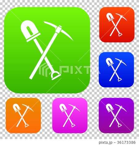 Shovel and pickaxe set collection Shovel and pickaxe set collection 36173386