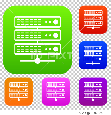Servers set collection-插圖素材 [36174389] - PIXTA圖庫
