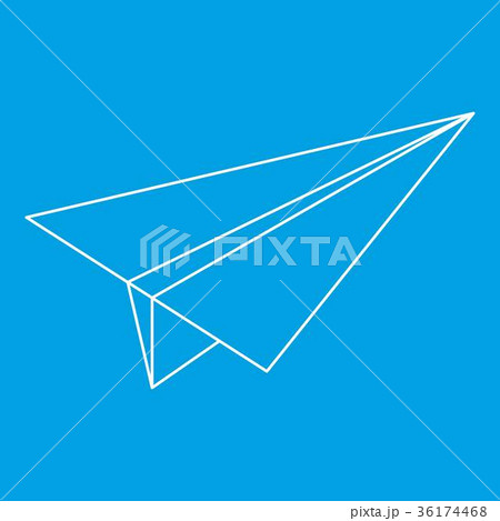 Paper plane icon, outline style Paper plane icon, outline style 36174468