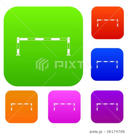 Traffic barrier set collection Traffic barrier set collection 36174706