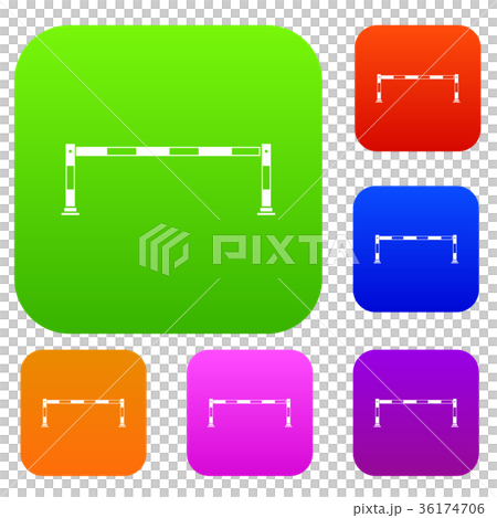 Traffic barrier set collection Traffic barrier set collection 36174706