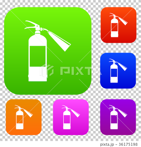 Fire extinguisher set collection Fire extinguisher set collection 36175198