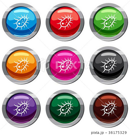 Bacteria centipede set 9 collection 36175329