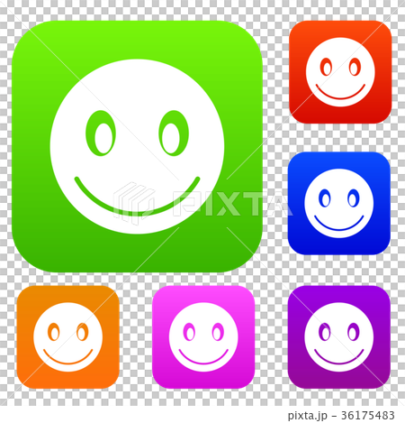 Smiling emotset collection Smiling emotset collection 36175483