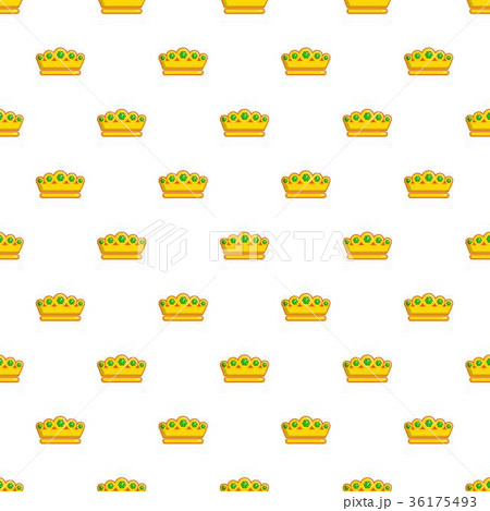Lady crown pattern seamless Lady crown pattern seamless 36175493
