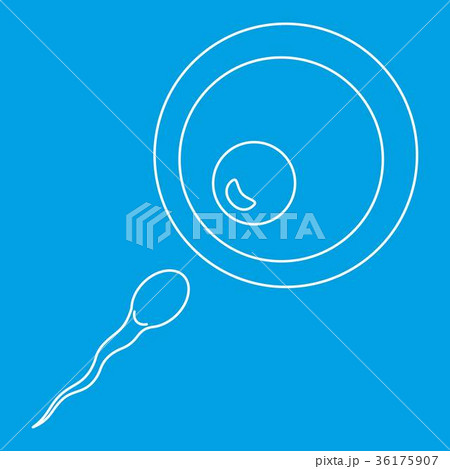 Artificial insemination icon, outline style 36175907