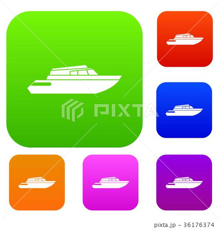 Planing powerboat set collection Planing powerboat set collection 36176374