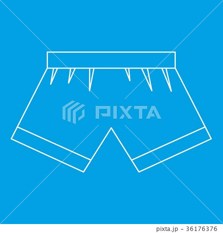 Boxer briefs icon, outline style Boxer briefs icon, outline style 36176376