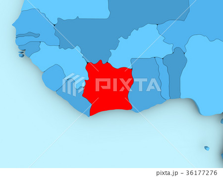 Map of Ivory Coast Map of Ivory Coast 36177276