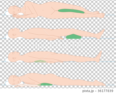 寝るときの腰枕、脚枕 36177839