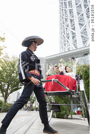 インバウンドツーリスト 文化体験 人力車 インバウンドツーリスト 文化体験 人力車 36181656