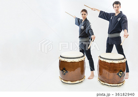 インバウンドツーリスト　文化体験　和太鼓　 36182940