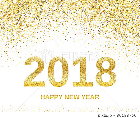Happy New Year 2018 banner 36183756