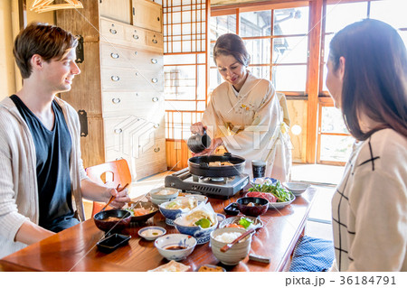 インバウンドツーリスト　旅館　食事　 36184791