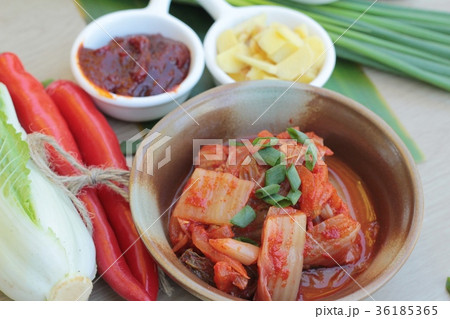 Kimchi of korean food traditional is delicious. 36185365