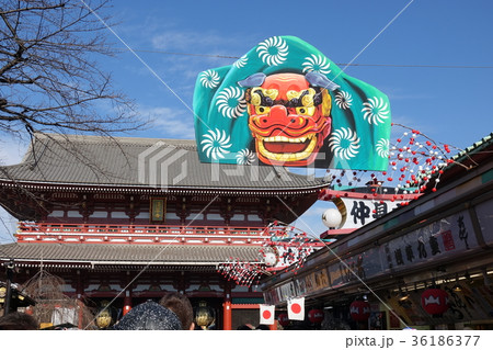 浅草寺 正月 仲見世 浅草寺 正月 仲見世 36186377
