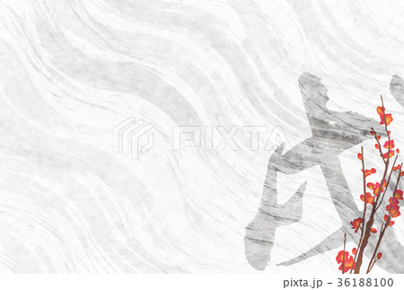 戌 年賀状 梅 背景 戌 年賀状 梅 背景 36188100