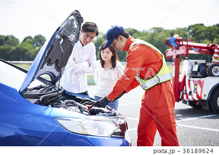 ロードサービスの男性 ロードサービスの男性 36189624