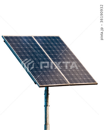 Solar panel isolated white background Solar panel isolated white background 36190932
