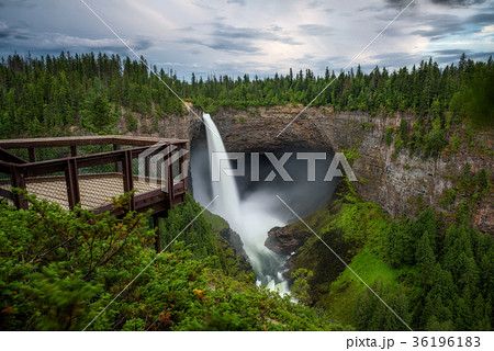Helmcken Falls in Wells Gray Provincial Park in Helmcken Falls in Wells Gray Provincial Park in 36196183
