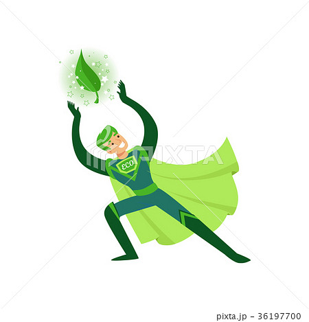 Eco superhero applies his supernatural power 36197700