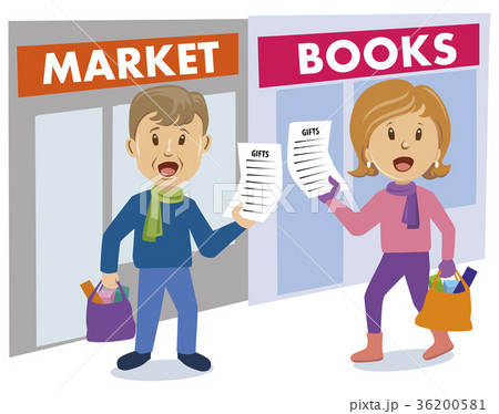 Christmas shopping stress nervous couple Christmas shopping stress nervous couple 36200581