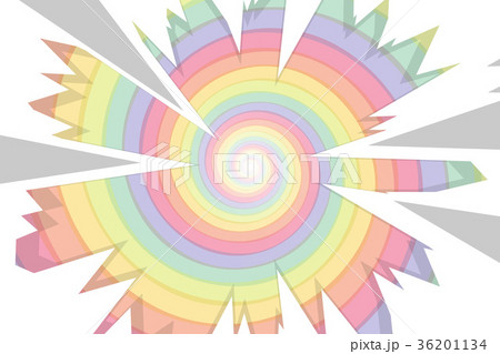 背景素材,集中線,漫画,アニメーション,表現,吹き出し,セリフ,渦巻き,ぐるぐる,スパイラル,螺旋状 36201134