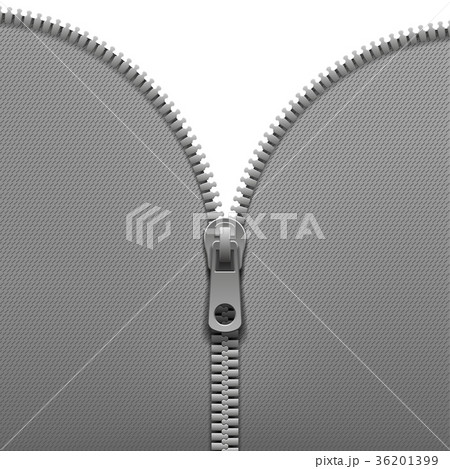 zipper isolated on white background zipper isolated on white background 36201399