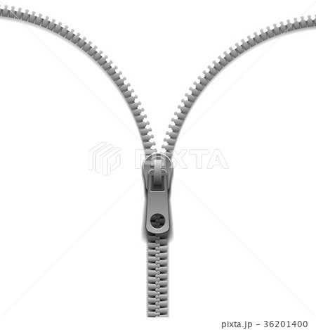 zipper isolated on white background zipper isolated on white background 36201400