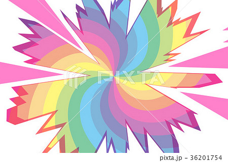 背景素材,集中線,漫画,アニメーション,表現,吹き出し,セリフ,渦巻き,ぐるぐる,スパイラル,螺旋状 36201754